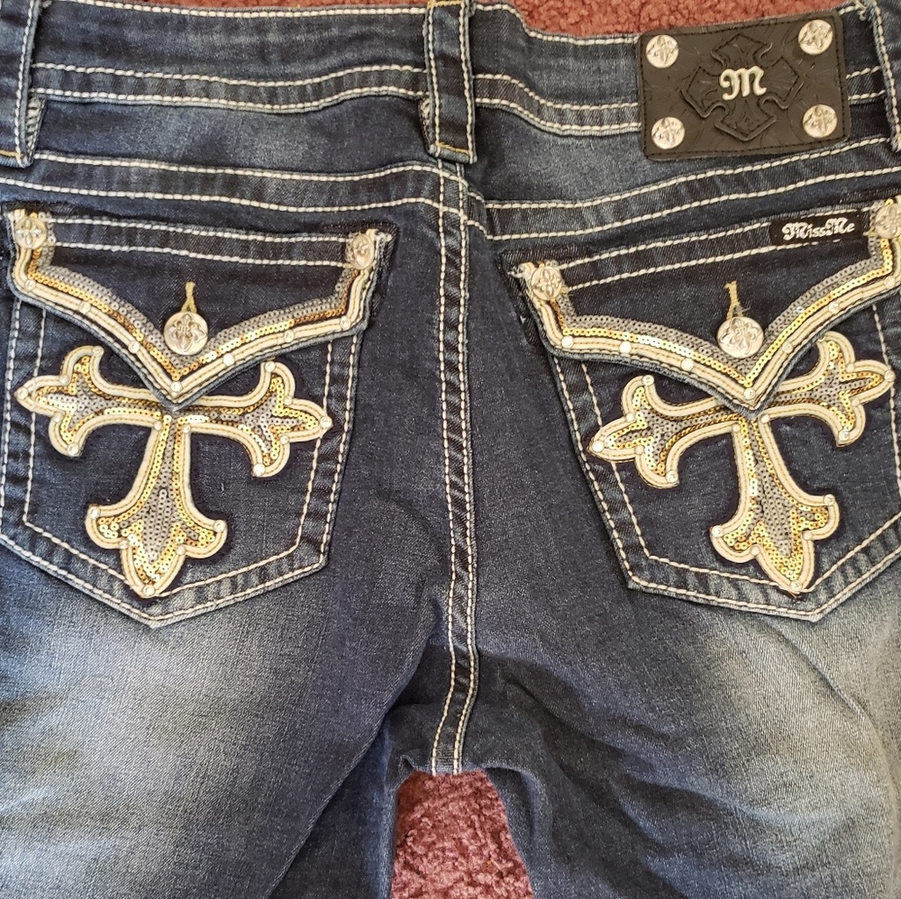 EUC MISS ME BOOTCUT SZ 34